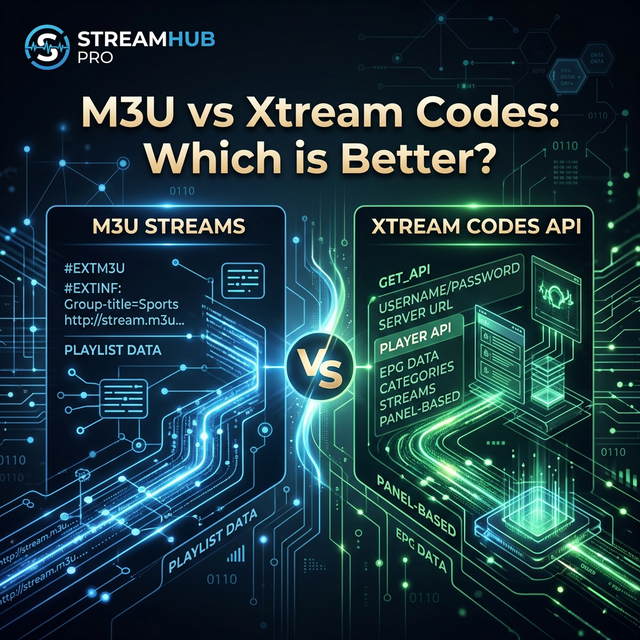 M3U vs Xtream Codes